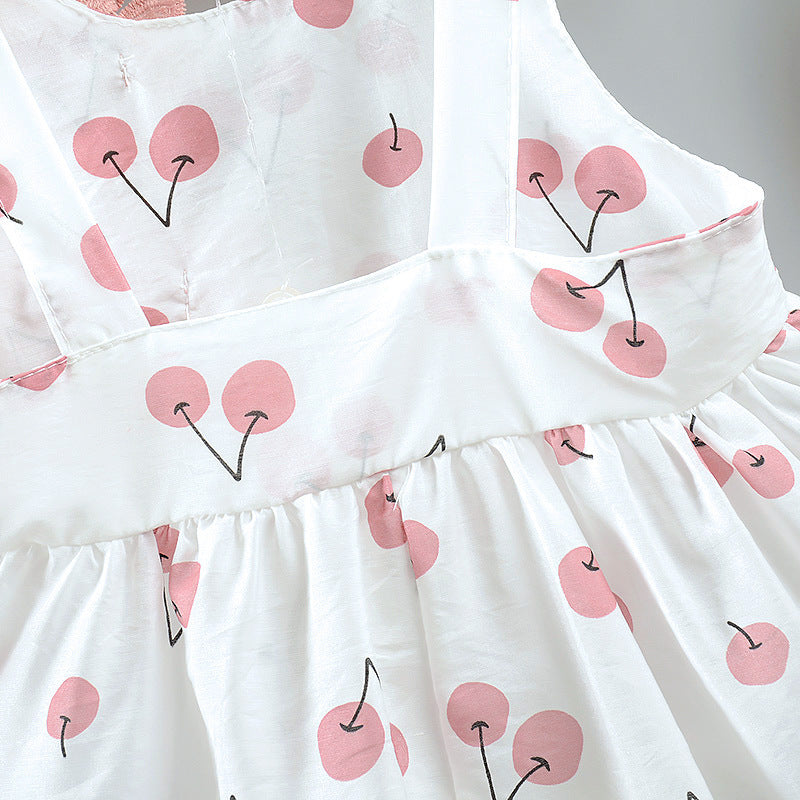 Girls Baby Cherry Dress
