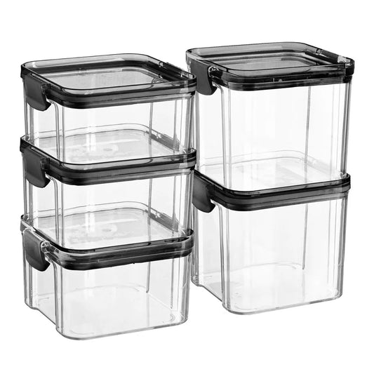 Food Storage - Set of 5 Containers and 5 Lids