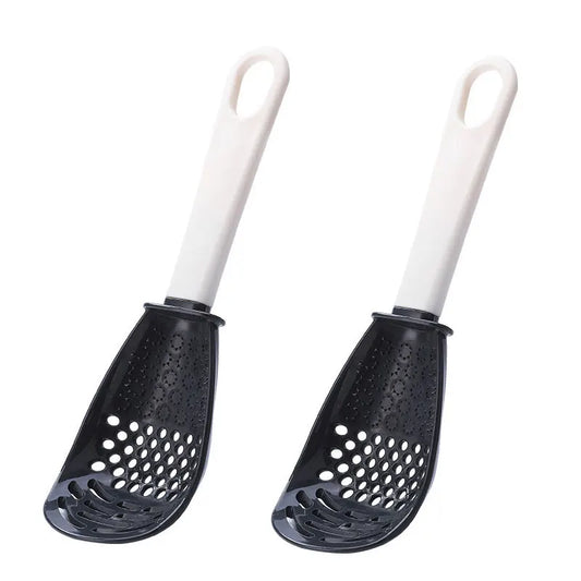 Multifunctional Cooking Spoons Grinding Cooking Spoons Mashing Draining Funnel Egg Stirrer Potato Mashing Frying Spatula